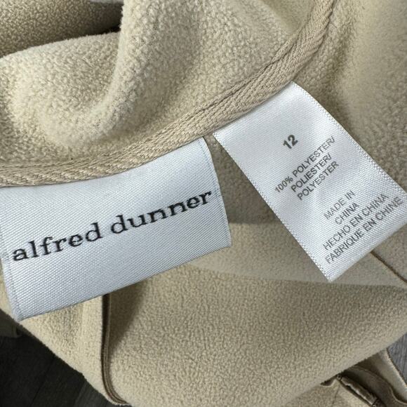 Tan Faux Suede with Design Jacket Toggle Closers Size 12 - Picture 6 of 9